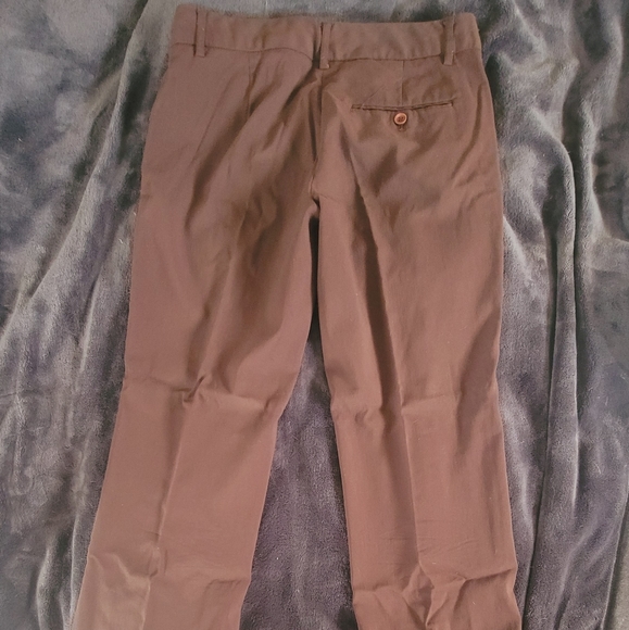 EXPRESS DESIGN STUDIO EDITOR CAPRI STRETCHY PANT SIZE 0 BROWN & CREAM EUC 2PAIRS - Picture 9 of 16